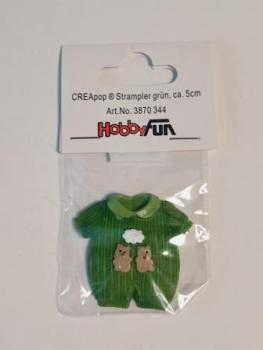 CREApop® Strampler grün, ca. 5 cm