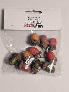 Deko-Eicheln 10Stk/Pg