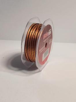 Deko Band kupfer / schwarz 3 mm a 25 m    ldm