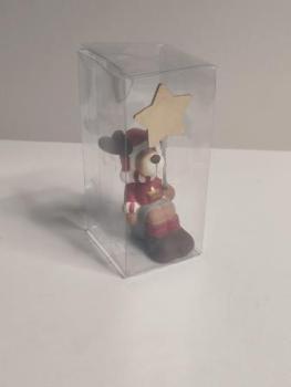 Weihnachts-Elch II, mit Clip, 9 x 4,3 cm