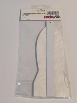 3D-Wabenrosette aus Papier, 36 cm, creme, Btl. à 1 St.