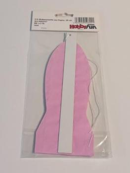 3D-Wabenrosette aus Papier, 36 cm, rosé, Btl. à 1 St.