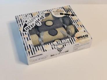 Knallbonbons 4er 18cm Happy New Year, Kat. F1