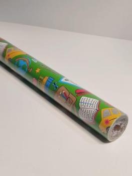 Geschenkpapierrolle 2mx70cm sort.