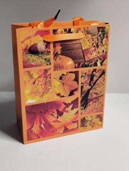 Idena Geschenktasche Herbst 23x18x8cm FSC-Mix