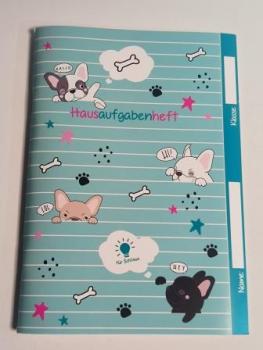 Hausaufgabenheft A5 Hunde