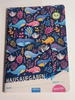 TRÖTSCH Hausaufgabenheft Meerestiere 25/26 112 Seiten DIN A5