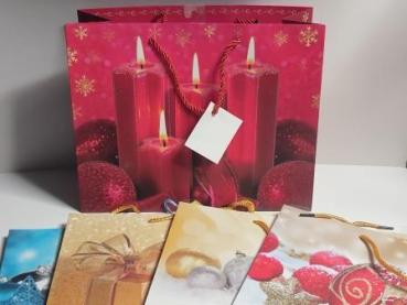 Geschenktasche Weihnacht27x36x12cm, sortiert