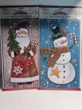 Wandsticker Weihnachten Holzoptik