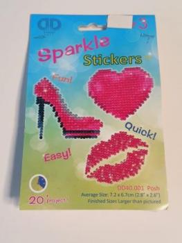 Diamond Dotz Needleart World Sticker Set Kreative Freizeit, Kunstharz, mehrfarbig, 7,2 x 6,7 cm