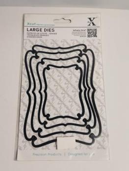 Stanzschablonen Verschachtelt - Parenthese Rechteckig - 2 (Groß)