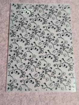 A4 Prägeschablone - Schmetterlingsmuster