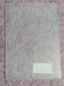 A6 Prägeschablone -Blättriger Rahmen