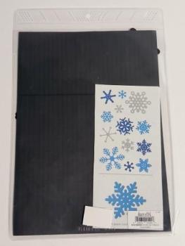 A5 Stanzschablonen Set (14Stk) -Schneekristalle