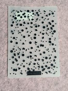 A6 Embossing Folder - Mixed Confetti