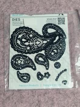 Stanzschablonen (11Stk) - Paisley Muster