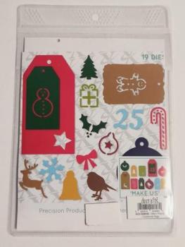 Dies (19pcs) - Christmas Tags