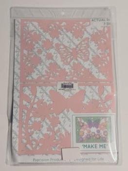 A5 Stanzschablonen-Set (7Stk) - Schmetterlinge Wildlebend