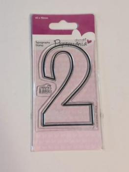 60 x 90mm Typography Clear Stamp - 2