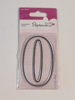 60 x 90mm Typography Clear Stamp - 0