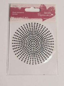 2mm Schmucksteine Selbstklebend (433Stk) - Regenbogenfarben