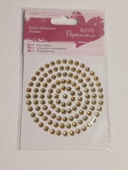 5mm Schmucksteine Selbstklebend (117Stk) - Gold