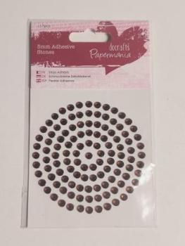 5mm Adhesive Stones (117pcs) - Bronze