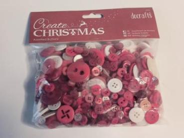 Assorted Buttons (250g) - Nordic Christmas