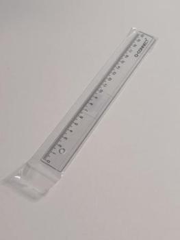 Lineal Plastik 20cm transparent