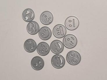 Stanzschablone  Smilies