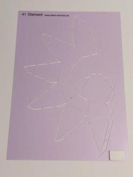 Design-Schablone Nr. 41 "Diamant", DIN A4
