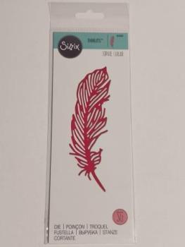 Stanzschablone Feder