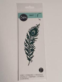 Stanzschablone Feder