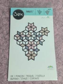 Stanzschablone Diamant Cluster