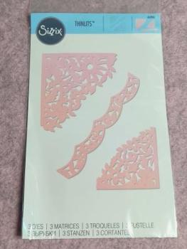 Stanzschablone Dekoecken