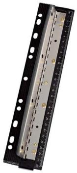 Taschenlocher 8cm 4fach sw