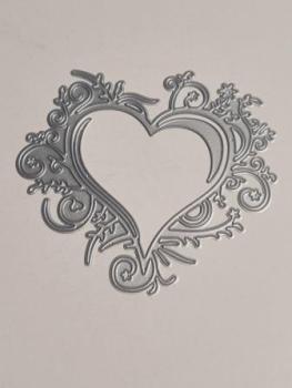 Stanzschablone  Herz
