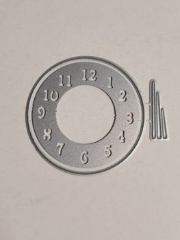 Stanzschablone  Uhr