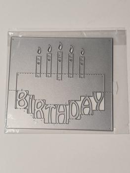 Stanzschablone  Birthday