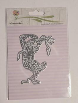 Stanzschablone  Mumie