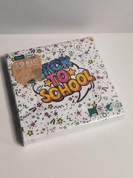 Servietten 20er 33x33cm Back to School