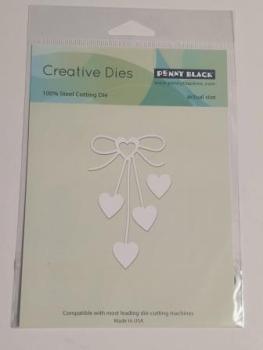 Stanzschablone Herzen