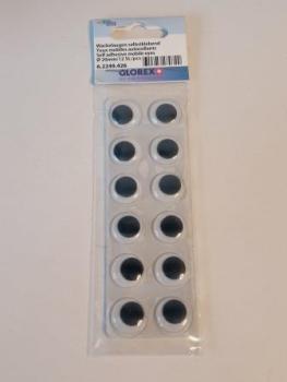 Wackelaugen 20 mm rund 12 St. Skl