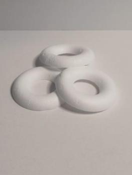 Styroporhalbring 7,5 cm 3 Stück