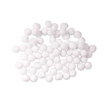 Pompons, weiß, 7 mm, SB-Btl. 70 Stück