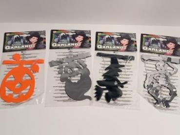 Widmann PK 24 PLASTIC HALLOWEEN GARLANDS-2,7 m sortiert
