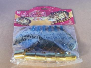 Luftrüssel Happy New YearGold, 6er Set