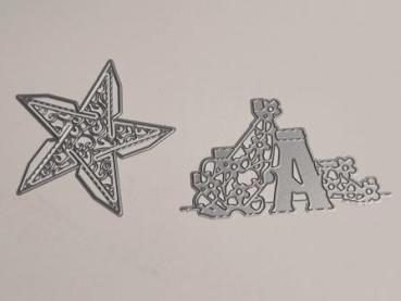 Stanzschablone  3D Karte