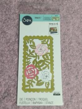 Stanzschablone Rosen