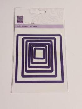 Stanzschablone Rechtecke